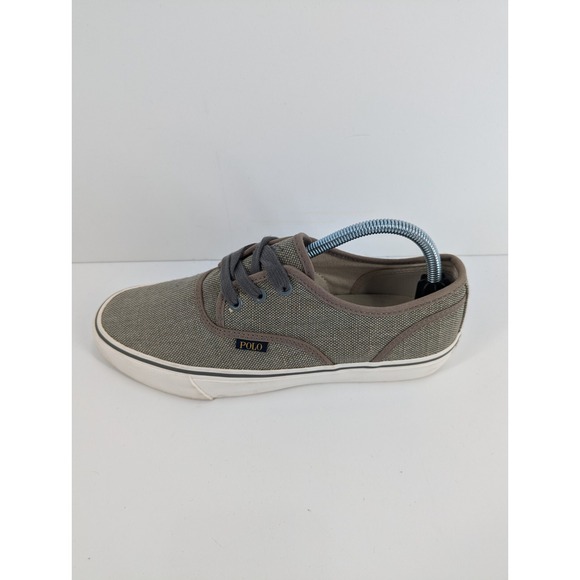 Ralph Lauren Other - Polo Ralph Lauren Morray Tan Vintage Burlap Sneakers Men's Shoes Size 8.5 D